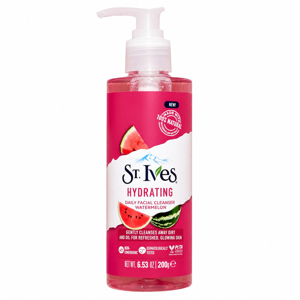 St.Ives - Hydrating Watermelon Facial Cleanser - 6.53 Oz / 200G