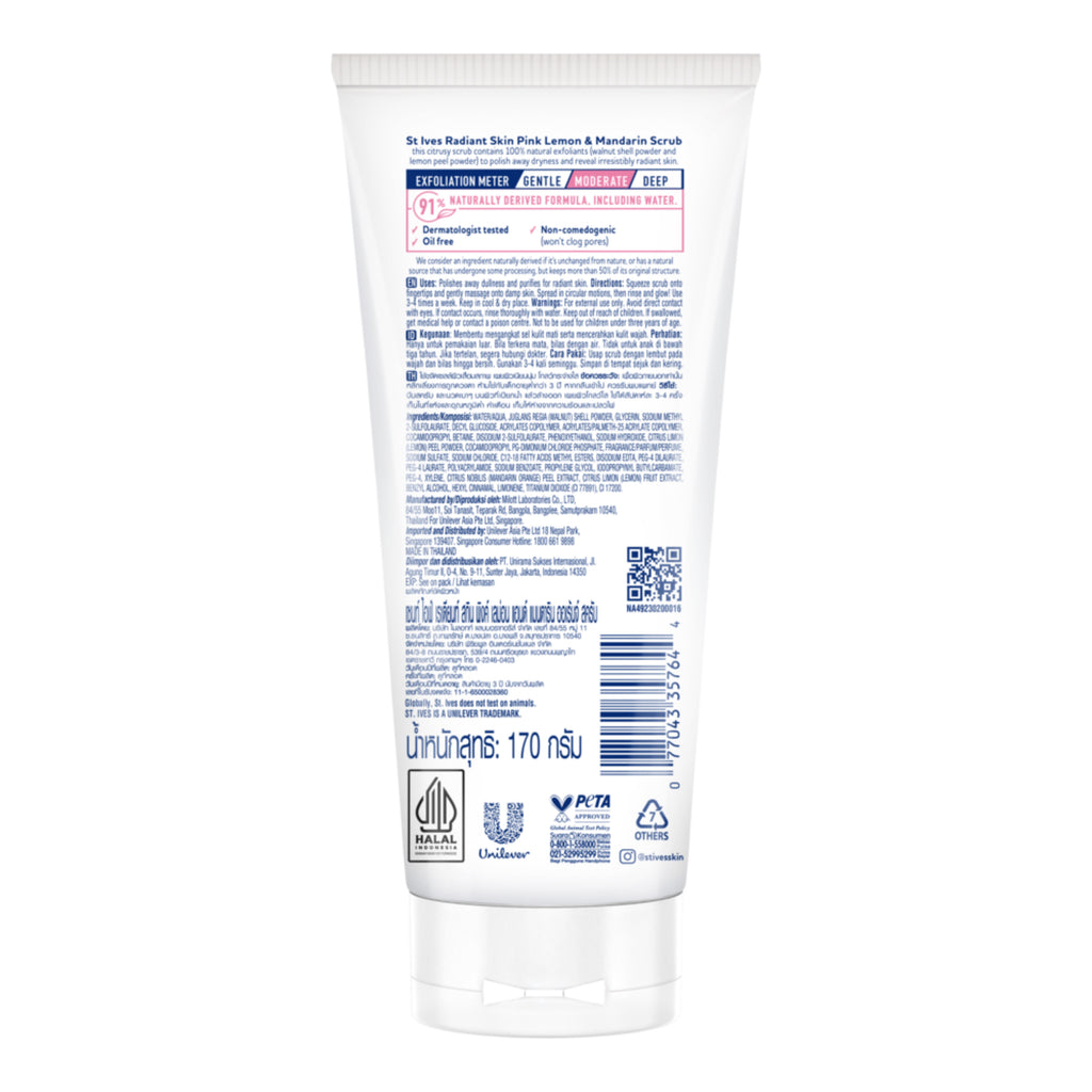 St.Ives - Pink Lemon & Mandarin Orange Scrub 170g