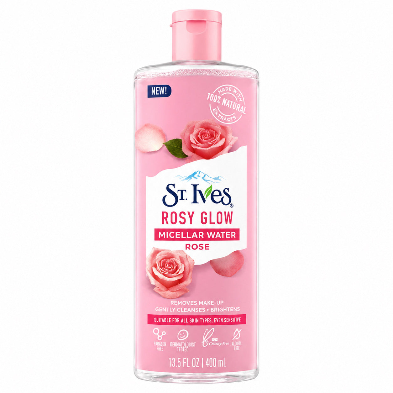 St.Ives - Rose Micellar Water - 13.5 Oz / 400Ml