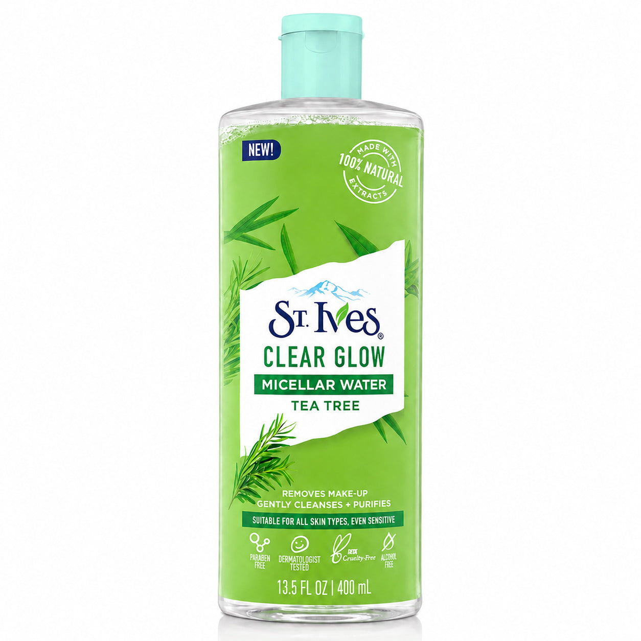 St.Ives - Tea Tree Micellar Water - 13.5 Oz / 400 Ml