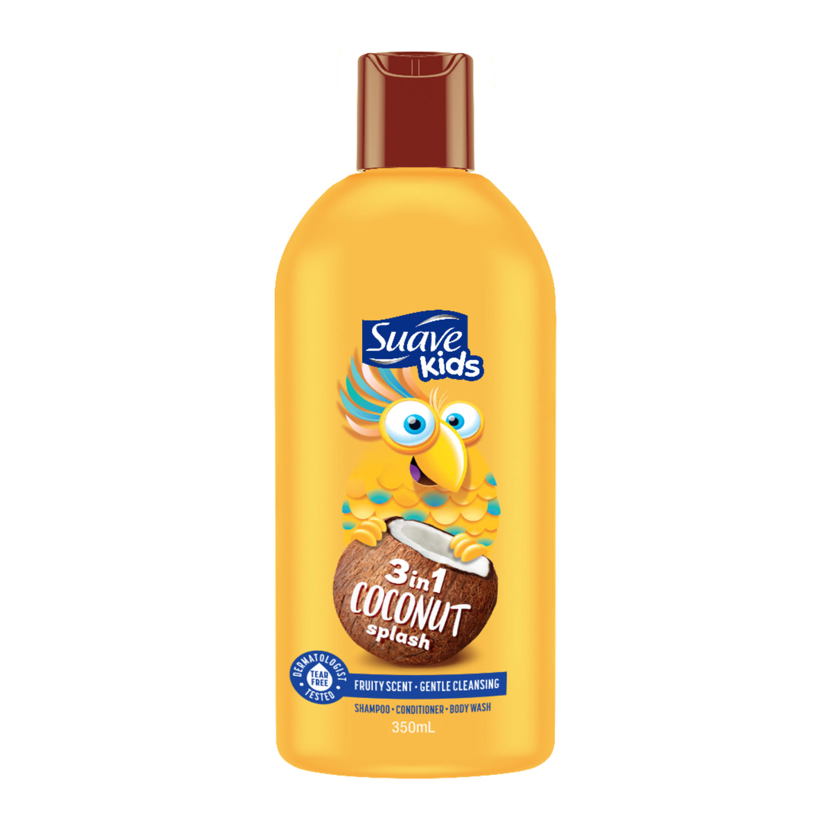 Suave Kids - Coconut Splash 3-In-1 Shampoo, Conditioner, Body Wash - 350 Ml
