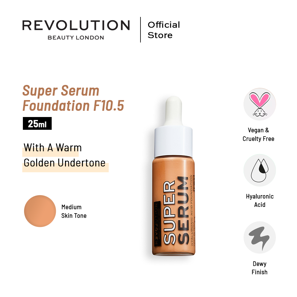 Revolution - Super Serum Foundation F10.5 25ml