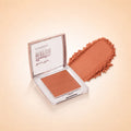 Swiss Miss Flawless Match clear compact blush in shade SM 005 Natural Bronze with embossed logo and warm bronze powder swatch.