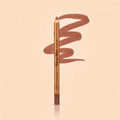 Swiss Miss Precision Lip Liner in shade 03 Pink Rouge with gold packaging and a smooth pink rouge swatched line.
