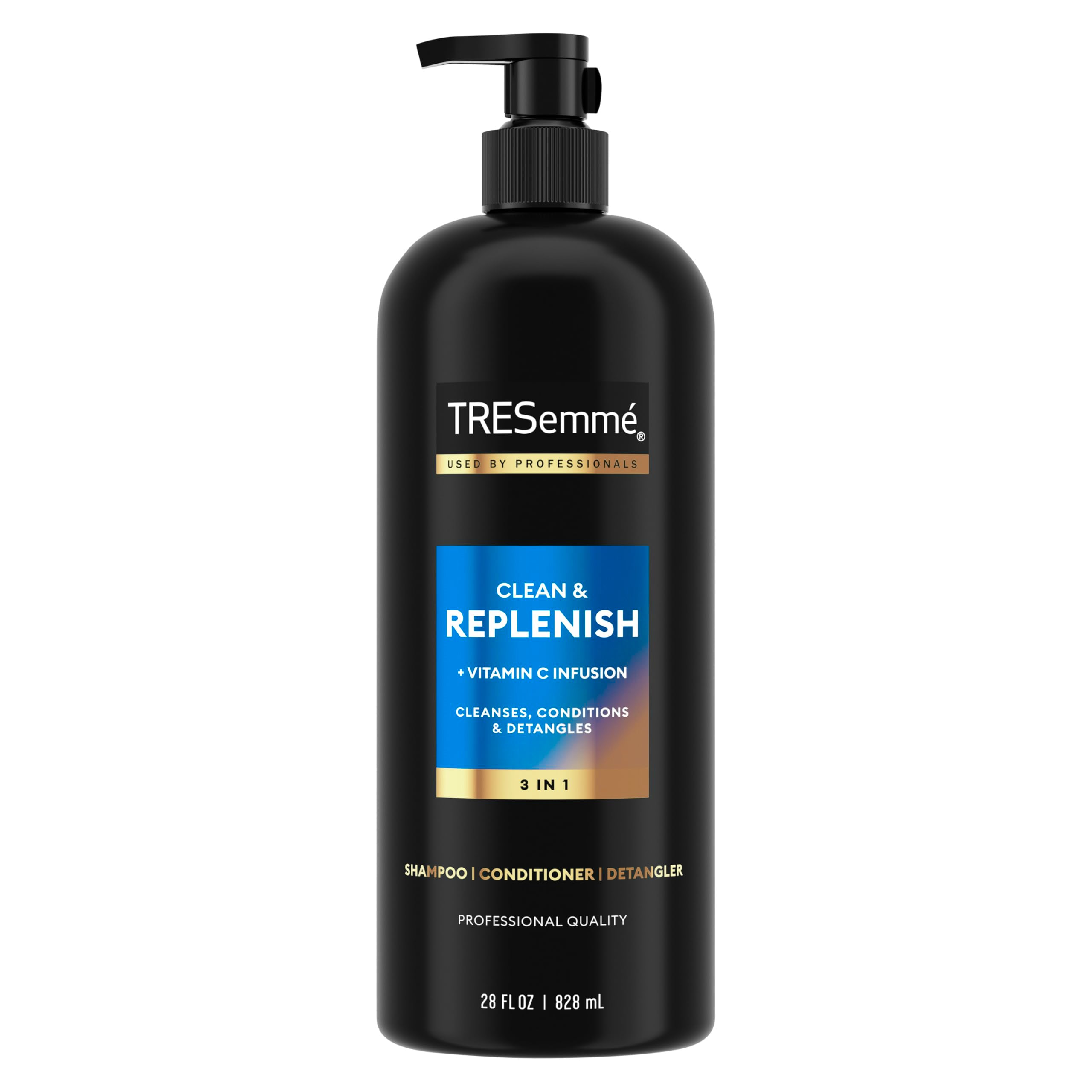 TRESemmé - Regular 3in1 Cleanse & Replenish Shampoo 828ml