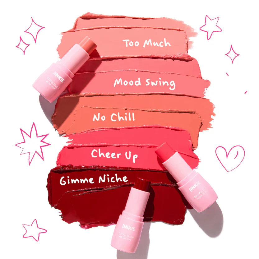 Trouble Maker - Jinkie Stick Cream Blush - Mood Swing Pink
