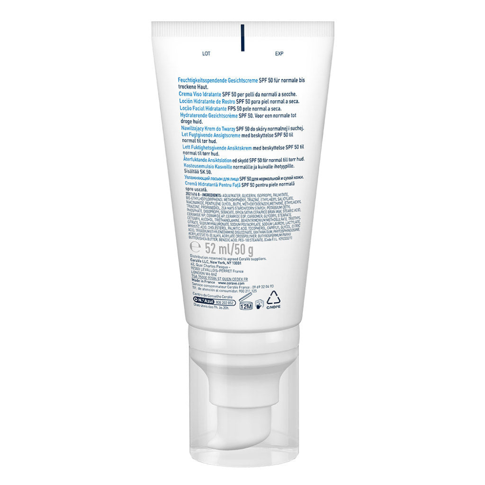 CeraVe - AM Facial Moisturising Lotion SPF50 52ml