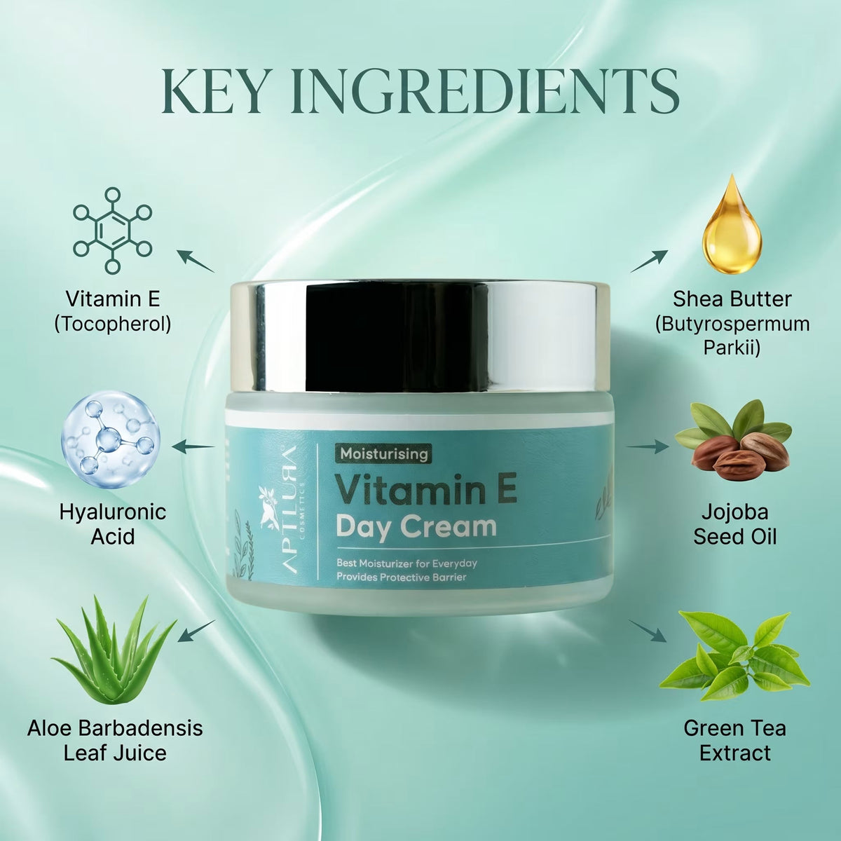 Aptlura Vitamin E Moisturising Day Cream – 50ml