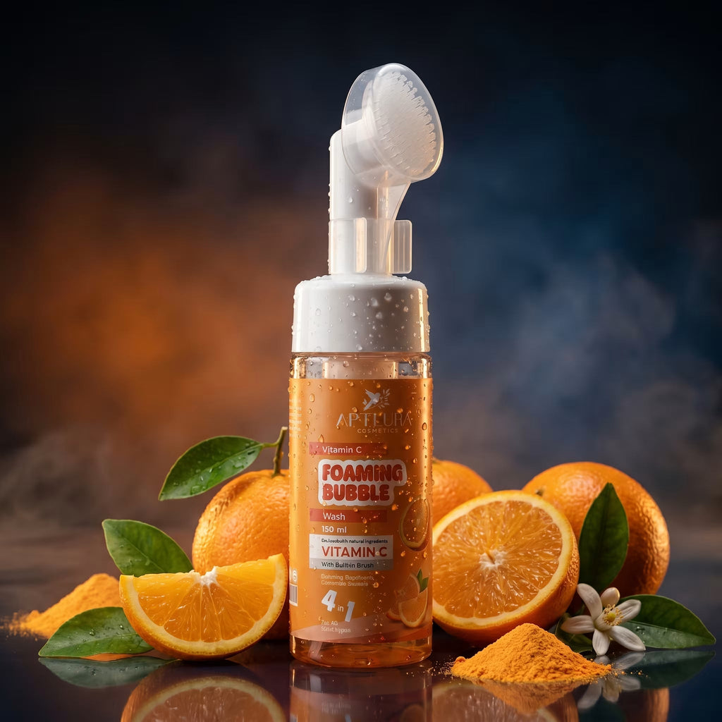 Aptlura Vitamin C Foaming Bubble Face Wash – 150 ml