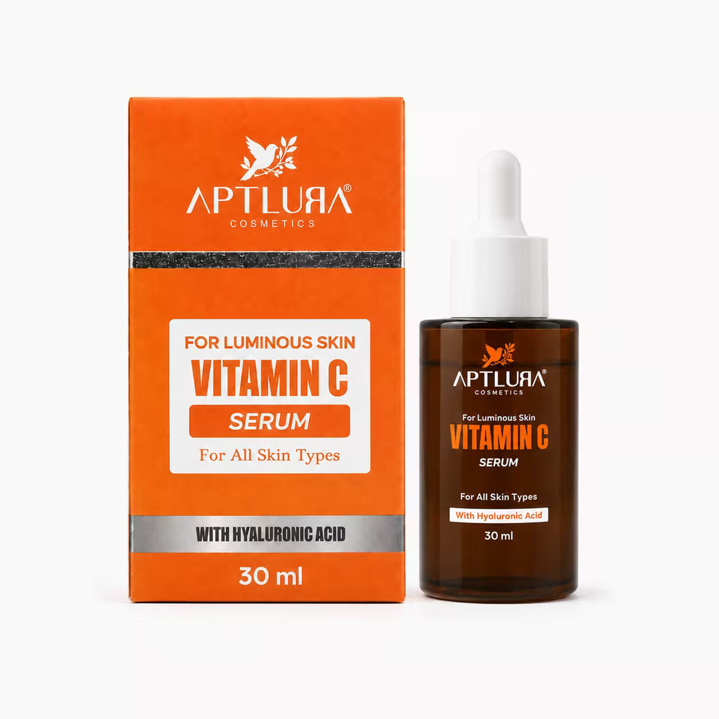 Aptlura Vitamin C Glow Therapy Serum with Hyaluronic Acid – 30ml