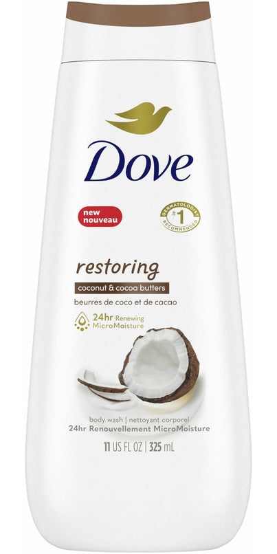 Dove - Restoring Coconut & Cocoa Butter Body Wash - 11 Fl Oz (325ml)