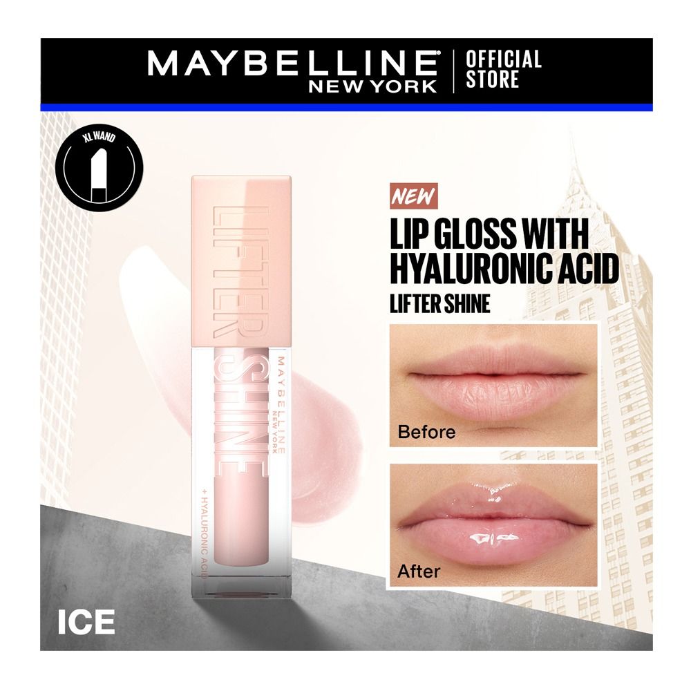 Maybelline - Lifter Gloss Hydrating Lip Gloss - 002 Ice