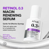 Anua - Retinol 0.3 + Niacin Renewing Serum - 30ml