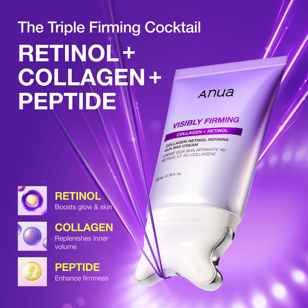 Anua - Collagen Retinol Refining Gua Sha Cream 80ml