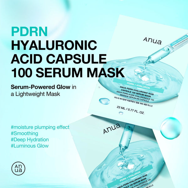 Anua - PDRN Hyaluronic Acid Capsule 100 Serum Mask 1pc