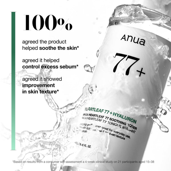 Anua - Heartleaf 77+ Hyaluron Soothing Toner 250ml