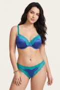 BLS - Glow Bikini Panty - Green/Blue