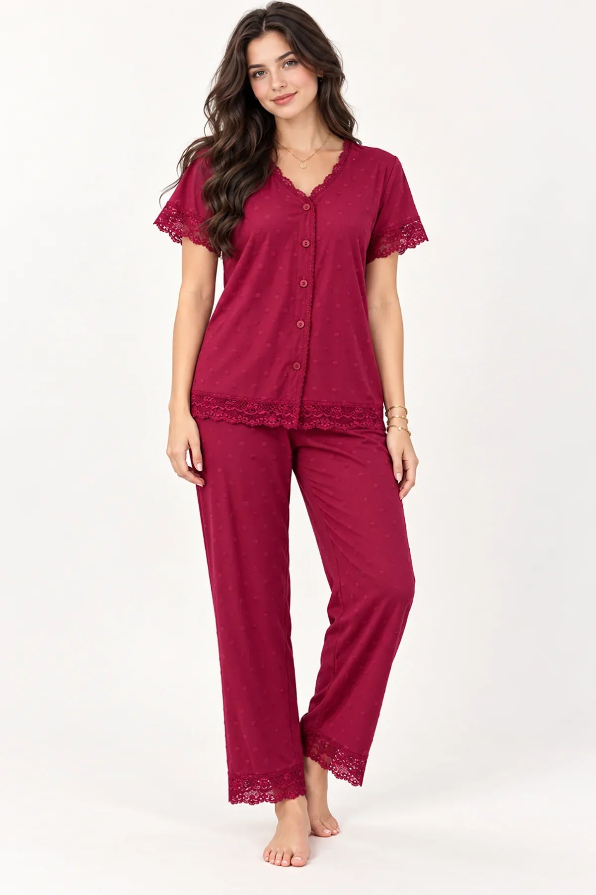 BLS - Jujube Red Pajama Set