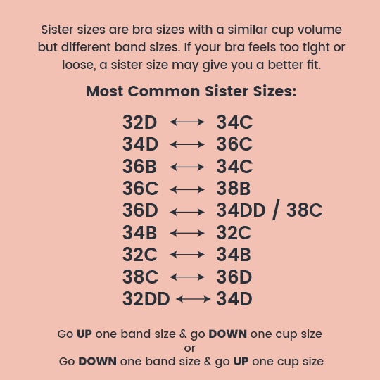 BLS sister size chart