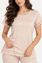 BLS - Swan Pajama Set - Apricot