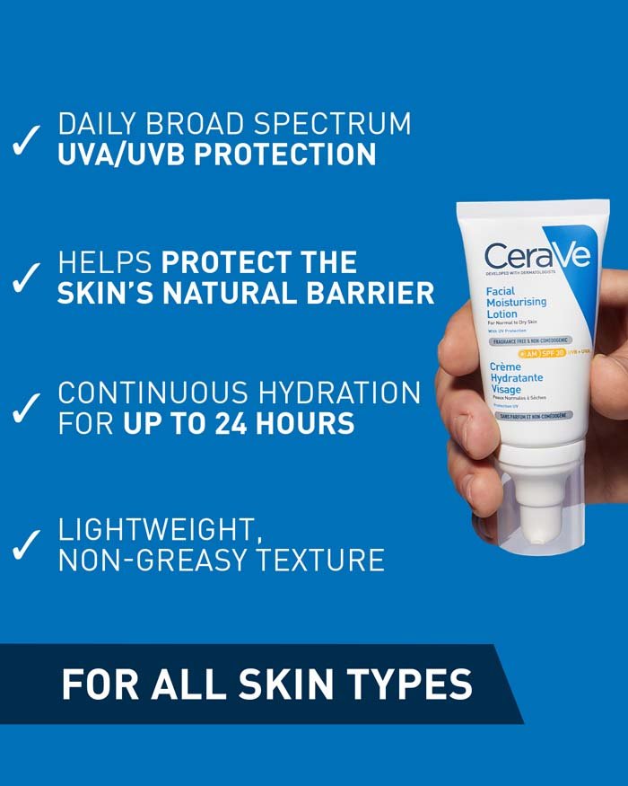 CeraVe - AM Facial Moisturising Lotion SPF30 52ml