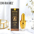   DR.RASHEL 24K Real Gold Atoms Ampoule Collagen Makeup Primer Anti Wrinkle Hyaluronic Acid Face Whitening Serum