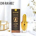   DR.RASHEL 24K Real Gold Atoms Ampoule Collagen Makeup Primer Anti Wrinkle Hyaluronic Acid Face Whitening Serum