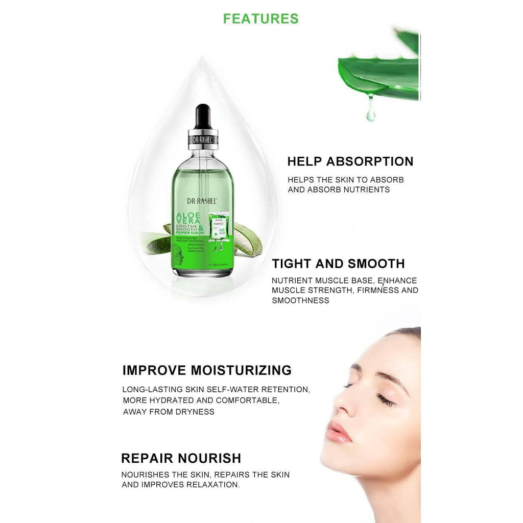   Dr.Rashel Aloe Vera Soothe & Smooth Primer Serum - 100ml