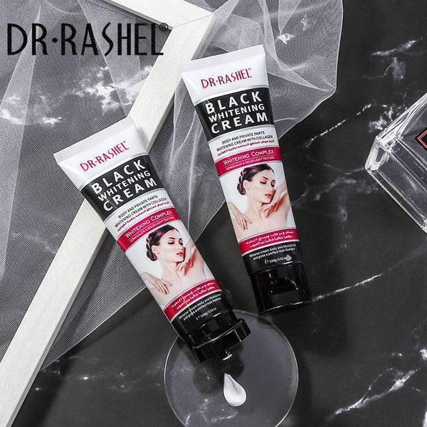   Dr.Rashel Black Whitening Cream with Collagen for Body and Private Parts for Girls & Women - 100ml