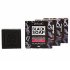   Dr.Rashel Collagen Charcoal Black Soap Deep Cleansing Facial Soap Tighten Pores, Acne & Oil Control - 100g
