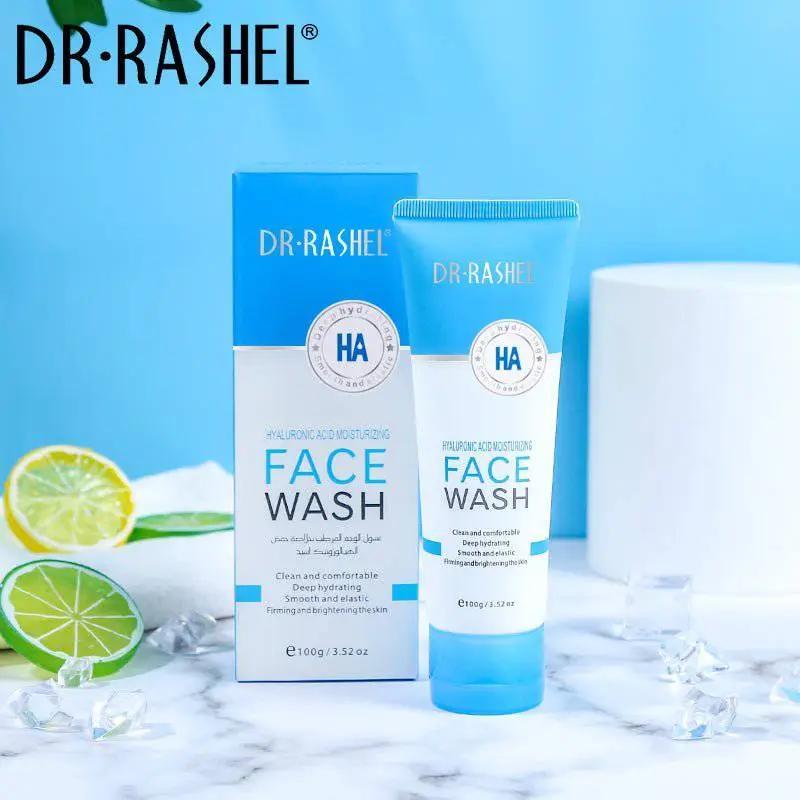   Dr.Rashel Hyaluronic Acid Hydrating  Moisturizing and Smooth Face Wash - 100g