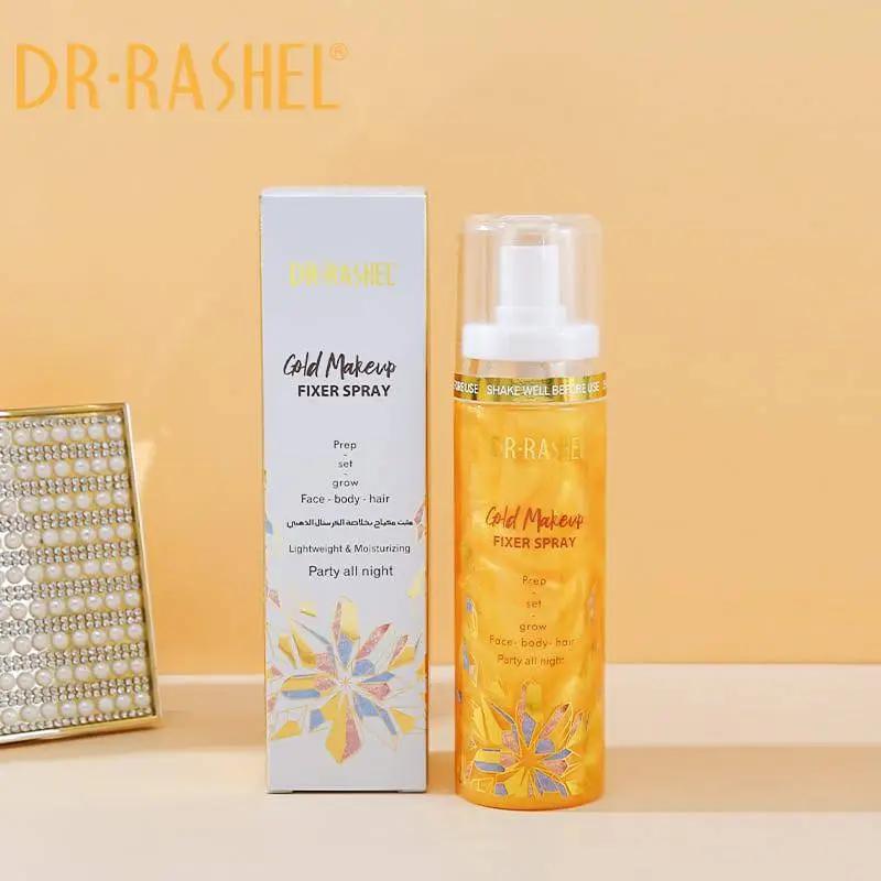   Dr.Rashel Lightweight & Moisturizing Gold Makeup Fixer Spray - 100ml