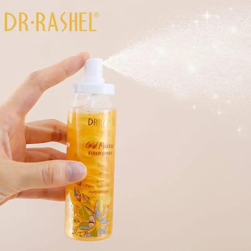   Dr.Rashel Lightweight & Moisturizing Gold Makeup Fixer Spray - 100ml