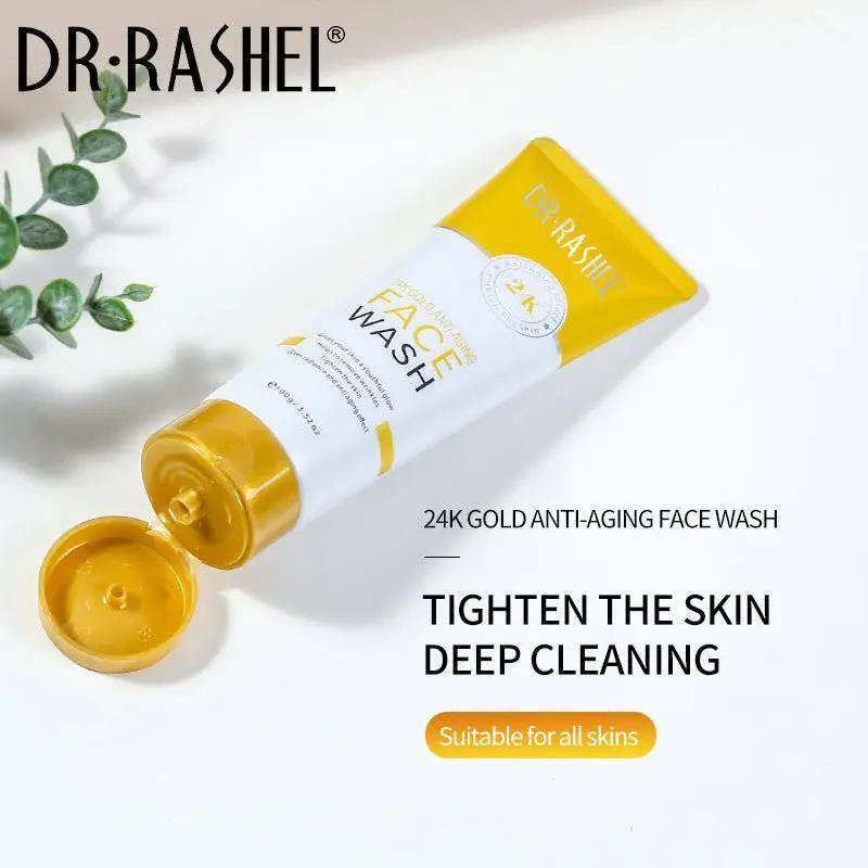  Dr.Rashel Product New 24K Gold Anti-Aging Face Wash 100g