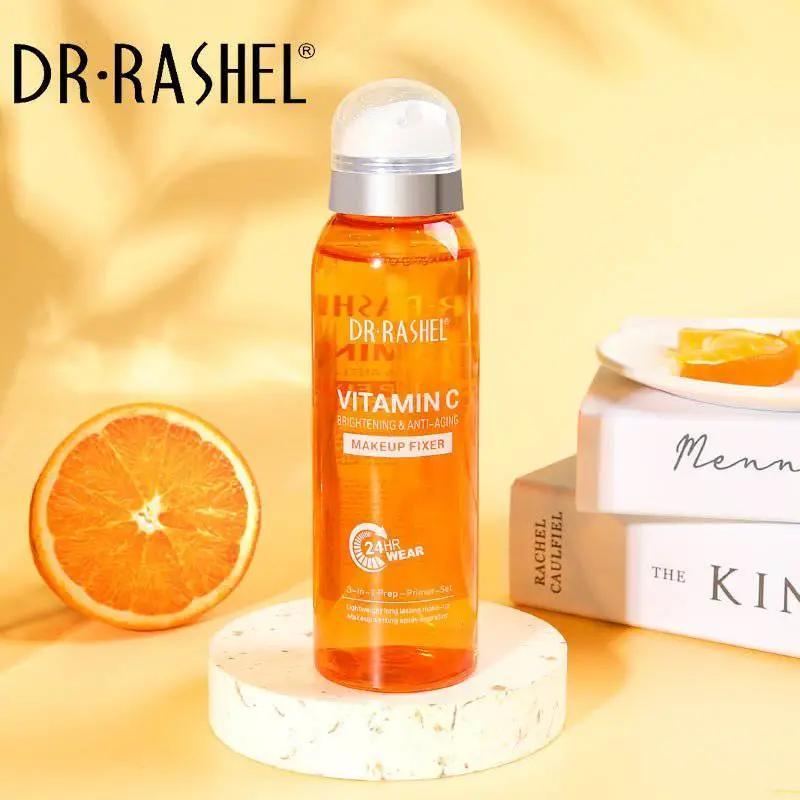   Dr.Rashel Vitamin C Brightening & Anti Aging Make up Fixer 3 in 1 Prep Primer Set - 160ml