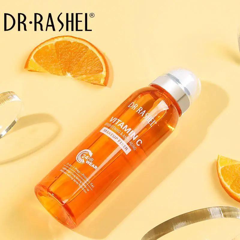   Dr.Rashel Vitamin C Brightening & Anti Aging Make up Fixer 3 in 1 Prep Primer Set - 160ml