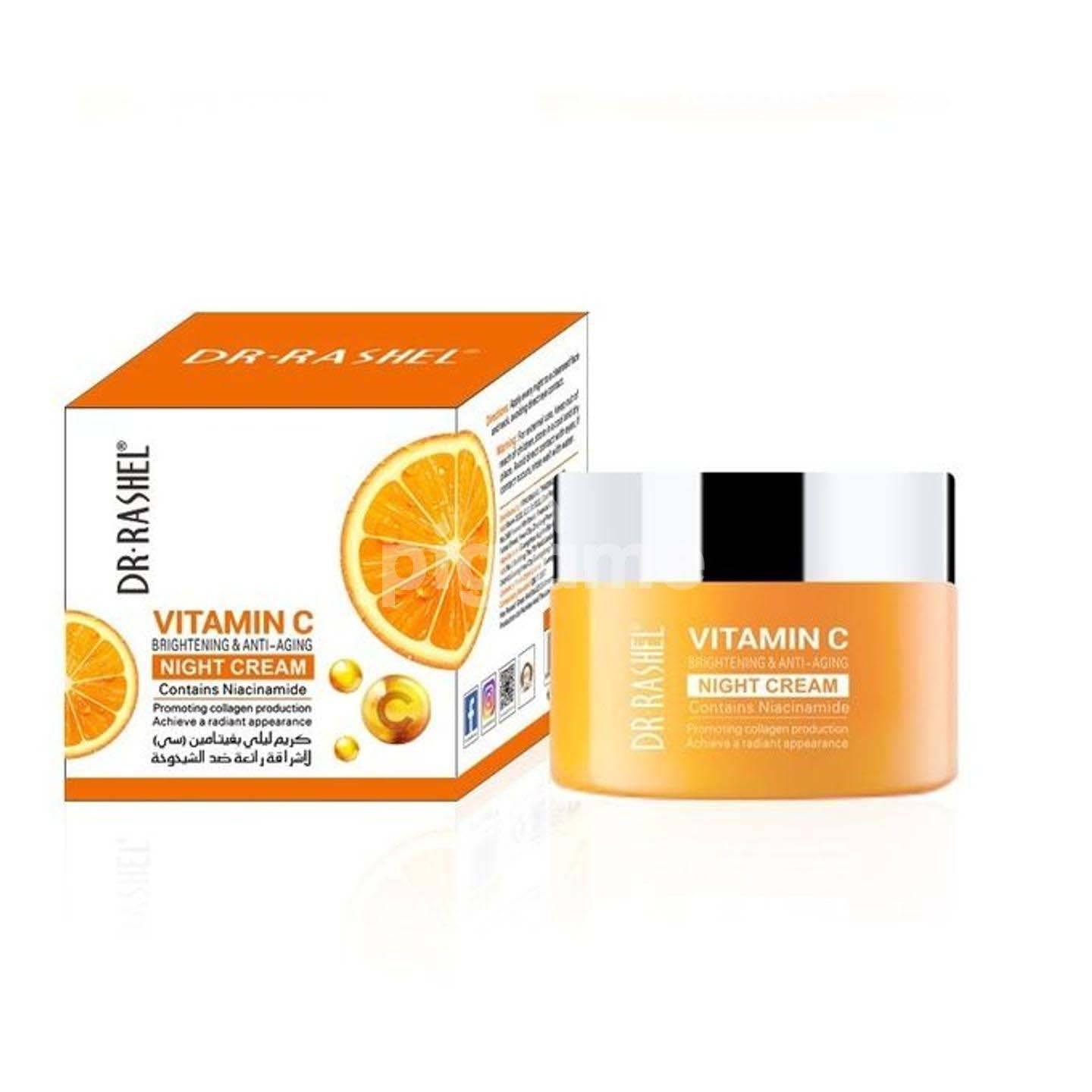   Dr.Rashel Vitamin C Night Cream For Anti Aging And Brightning - 50G