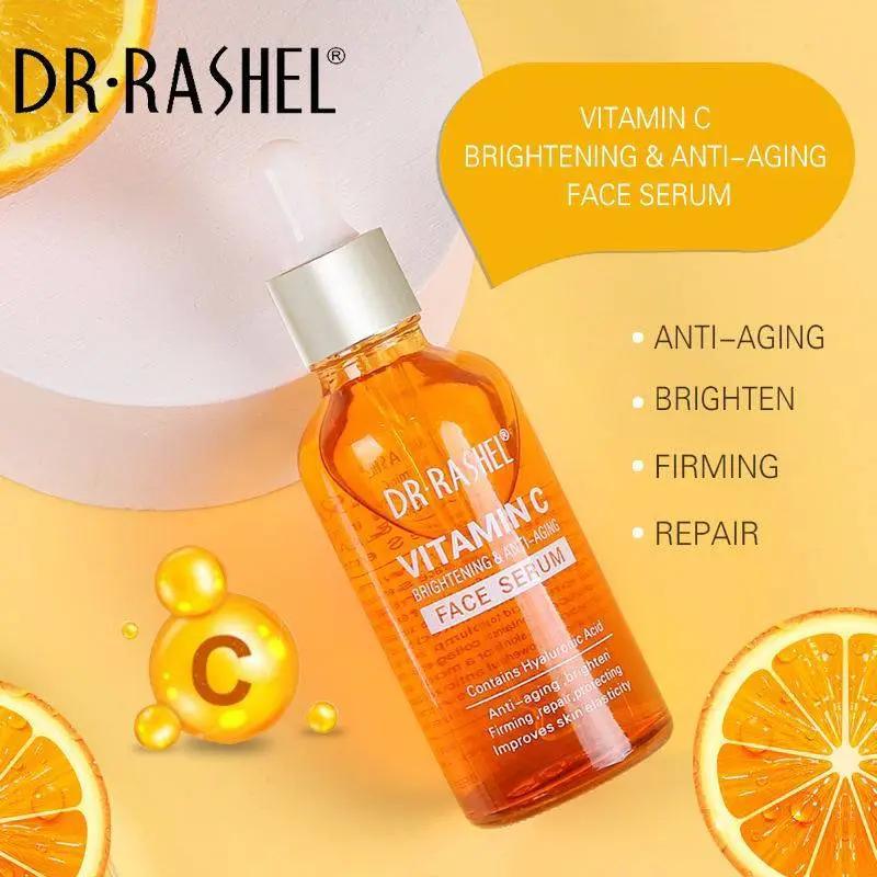   Dr.Rashel Vitamin C Face Serum For Brightening and Anti-Aging - 50ml