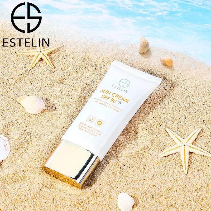   ESTELIN Anti-aging and Whitening Sun Cream SPF90 Face Cream Sunscreen