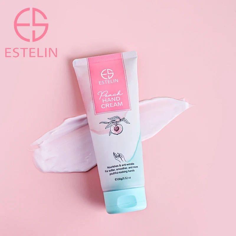   Estelin Peach Hand Cream Nourishing & Anti-Wrinkle For Softer Smoother