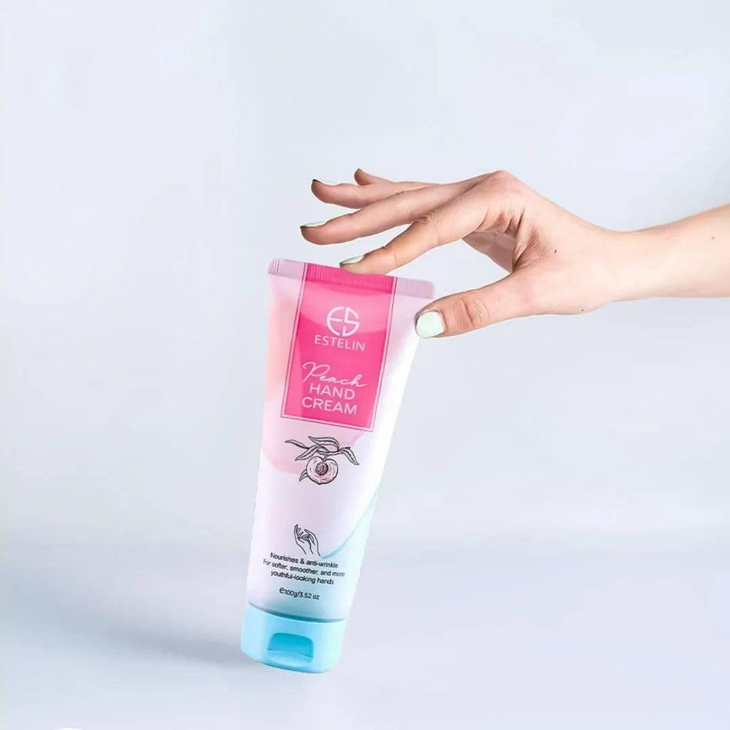   Estelin Peach Hand Cream Nourishing & Anti-Wrinkle For Softer Smoother