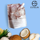 Estelin - Coconut oil & Vitamin E 
exfoliating & rejuvenating hand & foot scrub - 200g