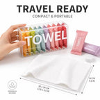 Luxe Basics - Compressed Portable Facial Cleaning Towels 14S