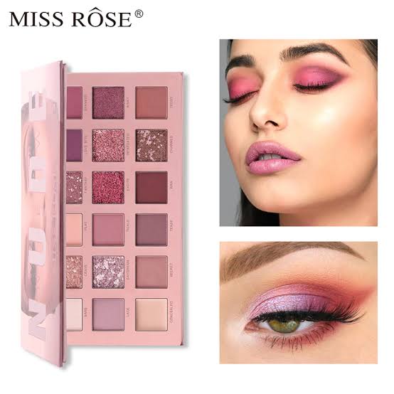 Miss Rose - New Nude Eyeshadow Palette - 19.7G