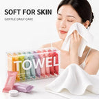 Luxe Basics - Compressed Portable Facial Cleaning Towels 14S