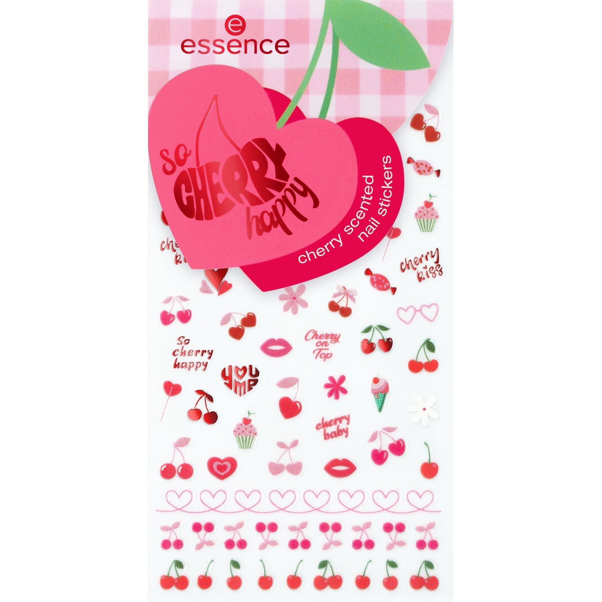 Essence - So Cherry Happy Cherry Scented Nail Stickers 01