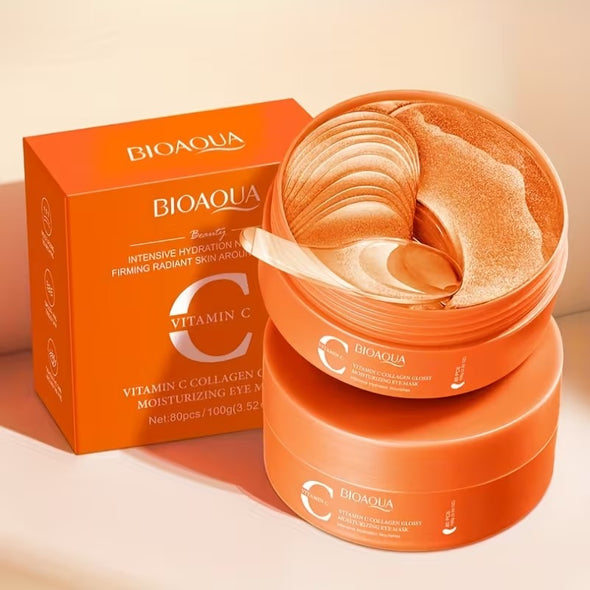 Bioaqua - Vitamin C Collagen Glossy Moisturizing Eye Mask 80Pcs