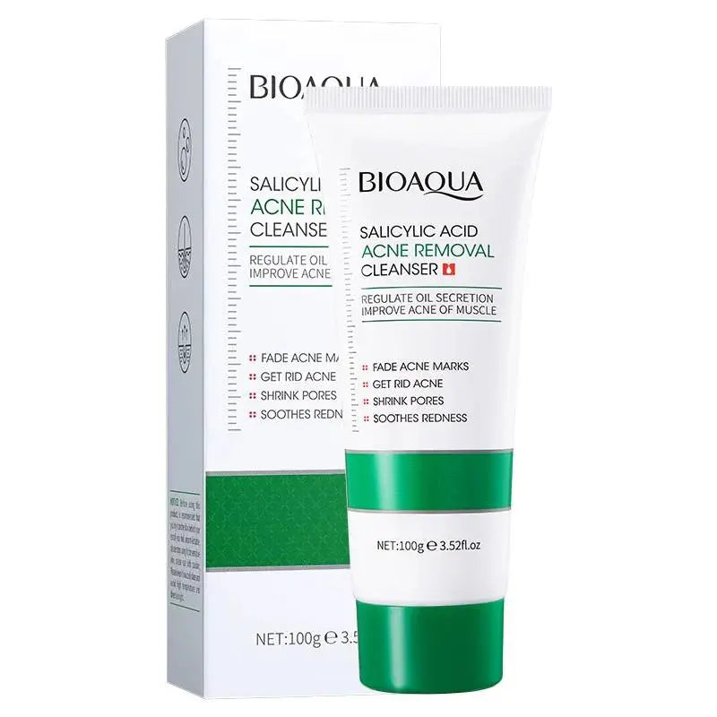 Bioaqua - Salicylic Acid Facial Cleanser For Acne & Oily Skin 100G