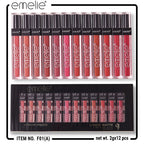 Emelie - Liquid Matte 12 Color Lipgloss Set