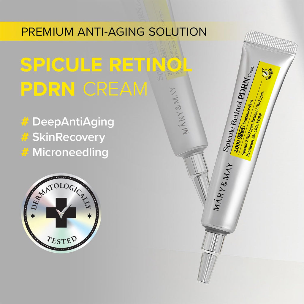 Mary & May - Spicule Retinol PDRN Cream - 15g